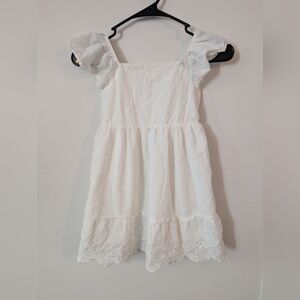 Gap Kids‎ Girls White Lace Cotton Dress